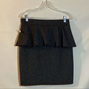 Dark Gray Pencil Skirt